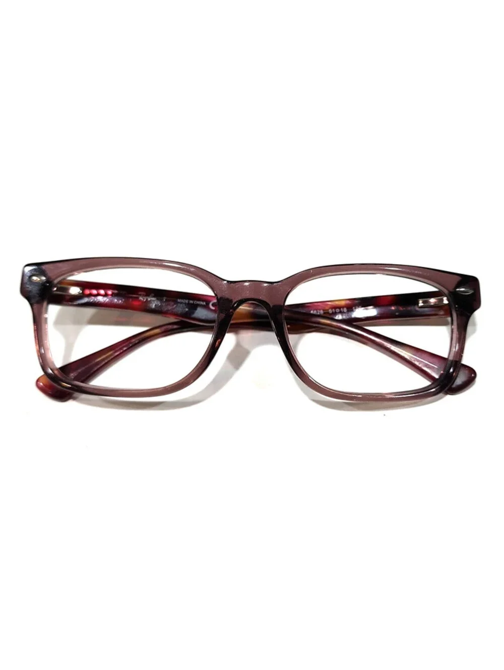 Ray Ban RB5286 5628 Purple Tortoise Square Eyeglasses 51-18 135